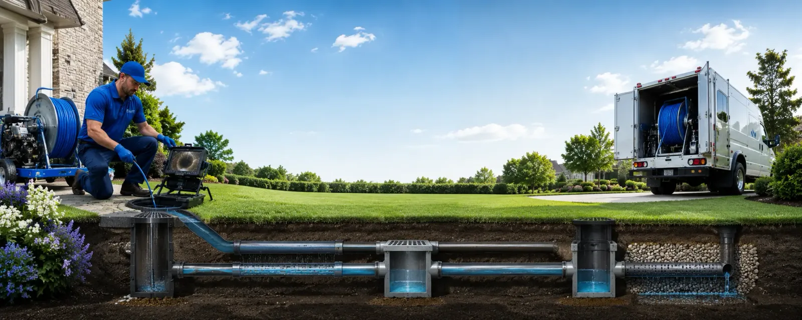Outdoor drain cleaning information for Albion, IN